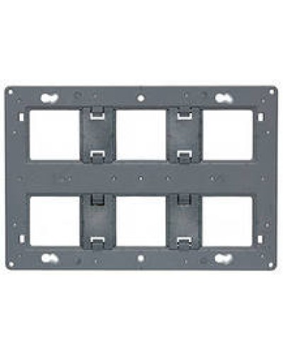 Суппорт Mosaic на 2x6, 2x8 или 2x3x2 модулей LEGRAND 080266 в Батайске Аксессуары для кабель-канала Pintop.ru